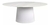 Mesa Cone Oval em Mármore Espirito Santo de 160x90cm - Base madeira imbuia mel