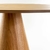 Mesa cone em Madeira Natural de jantar redonda de 130cm para 5 lugares na internet