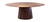 Mesa Cone Oval de 160x80cm em madeira Imbuia Melamina