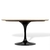Mesa Saarinen Oval em Madeira Pau Ferro Melamina 220x122 - Nunex Móveis e Design