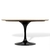 Mesa Saarinen Oval em Madeira Pau Ferro Melamina 140x90 - Nunex Móveis e Design