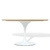 Mesa Saarinen Oval em Madeira Pau Ferro Melamina 220x122 - comprar online