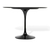 Mesa Saarinen Redondo 110cm com Tampo em Mármore Via Láctea - Nunex Móveis e Design