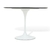 Mesa Saarinen Redondo 110cm com Tampo em Mármore Via Láctea - comprar online