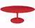 Mesa Saarinen Oval 140x90cm com Tampo em Laca Colorida - Vermelha - comprar online
