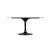 Mesa Saarinen Oval 160x90cm com Tampo em Nanoglass - loja online