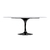 Mesa Saarinen Oval 200x100cm com Tampo em Mármore Espírito Santo - loja online