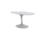 Mesa Saarinen Oval 160x90cm com Tampo em Mármore Via Láctea - comprar online