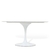 Mesa Saarinen Oval 140x90cm com Tampo em Mármore Quartzo - comprar online