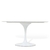 Mesa Saarinen Oval 180x90cm com Tampo em Mármore Quartzo - comprar online