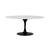Mesa Saarinen Oval 198x122cm com Tampo em Nanoglass - Nunex Móveis e Design