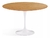 Mesa Saarinen Ø Redonda 90cm em Madeira Freijó Melamina