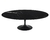 Conjunto mesa de jantar 160x90cm via láctea + mesa lateral com base de 20cm e tampo de 51cm via láctea - Nunex Móveis e Design
