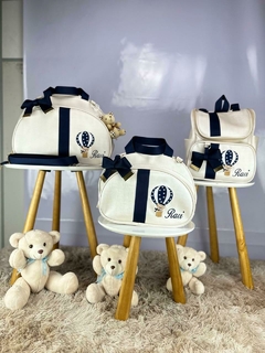 Kit Triplo Luxo Bolsa G + Bolsa M + Mochila 2em1 PERSONALIZADO - Menino na internet