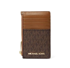 Michael Kors - Porta Cartão Jet Set Logo - Marrom - comprar online