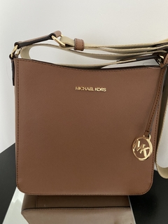 Michael Kors - Bolsa Transversal Jet Set Crossbody Messenger Caramelo - comprar online