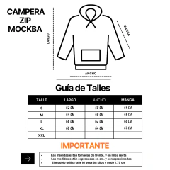 Campera Zip MOCKBA Green en internet