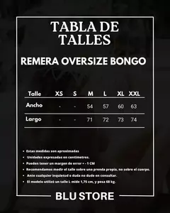 REMERA OVERSIZE BONGO HUESO en internet