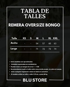 REMERA OVERSIZE BONGO - comprar online