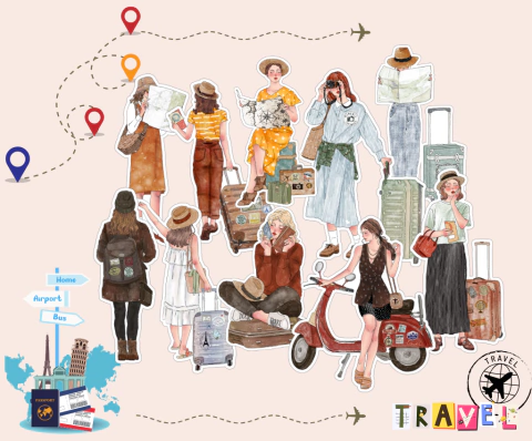 Kit de adesivos - Viagem dos sonhos