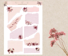 Cartela papéis rasgados - Calendário do Advento 2024 na internet