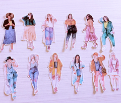 Kit de adesivos "Sweet Curvy Girls" - comprar online