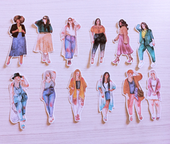 Kit de adesivos "Sweet Curvy Girls" - loja online