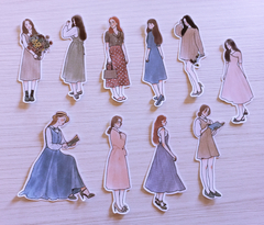 Kit de adesivos "Delicadeza Vintage" - comprar online