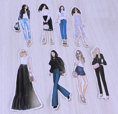 Kit de adesivos "Garotas de Azul" - comprar online