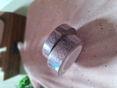 Washi tape Simply Gilded - Estampa Rendada Preto e Rosa - comprar online