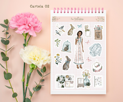 Cartelas de adesivos "Chegou a primavera 02" na internet