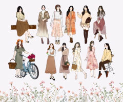 Kit de adesivos "Passos de delicadeza" - comprar online