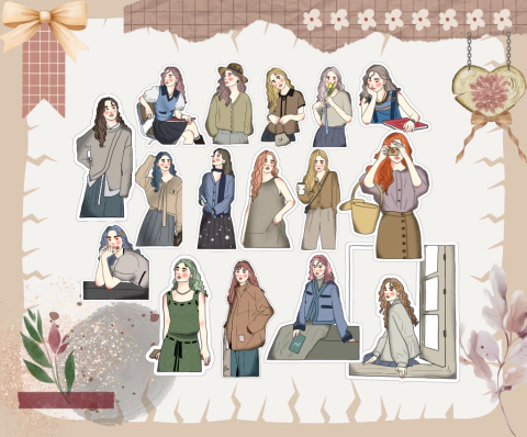 Kit de adesivos "Life's Essence" - comprar online