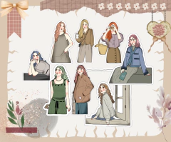 Kit de adesivos "Life's Essence" na internet