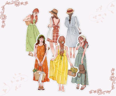 Kit de adesivos "La Dolce Vita 1" - La Délicatesse