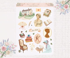 Kit de Cartelas Jane Austen na internet