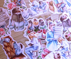 Kit de adesivos "La Lecture" - La Délicatesse