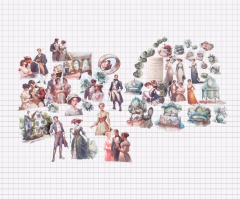 Imagem do Kit de adesivos "Persuasão" (Coleção Jane Austen)