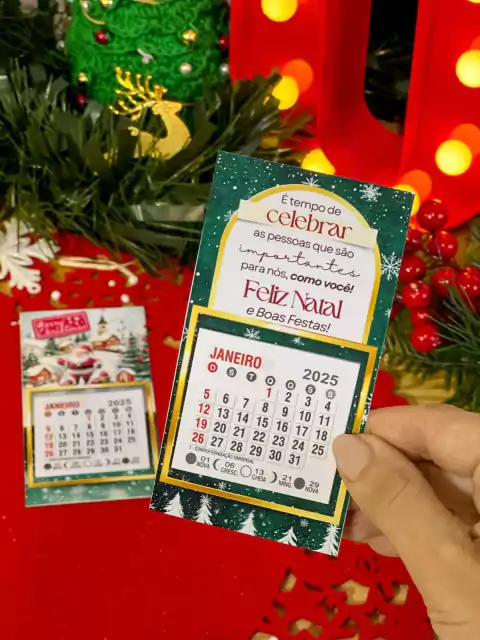 Calendário para Geladeira - Natal