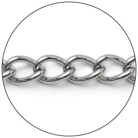 Cadena Acero Grumet 10mm Ht005-2.4-Inx