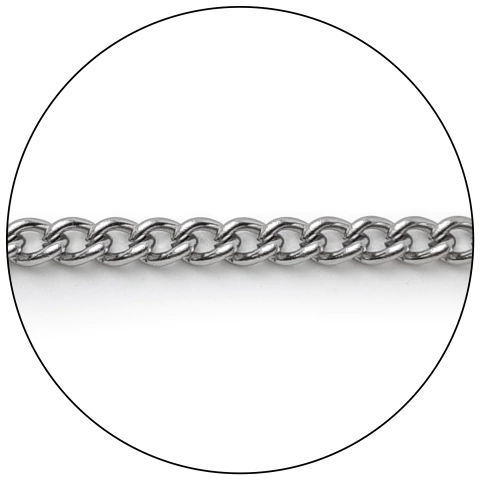 Cadena Acero Grumet 5mm Ht228-1.6-Inx