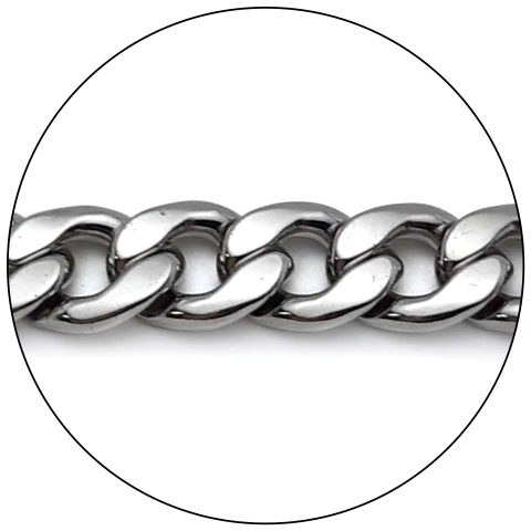 Cadena Acero Cubana 12mm Ht460-Inx