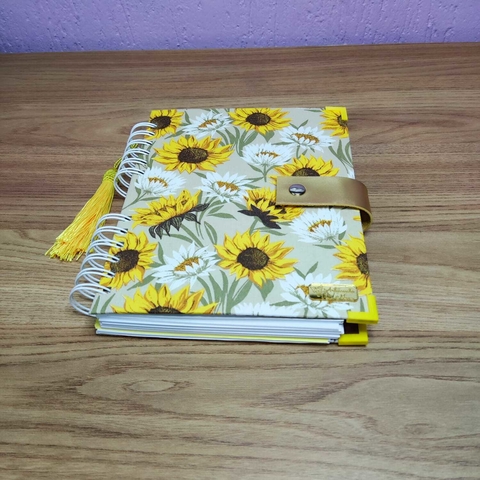 Caderno Espiral (Wire) - Girassol