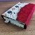 Case com bolsos e aba para Livro / Bíblia - Harry Potter itens de magias com vermelho - Artesanato Vida Nova