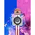 ( Pink ) - Microfone Karaokê Bluetooth Efeito De Voz Recarregável Várias cores - TemdeTudoStore