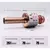 ( Dourado ) - Microfone Karaokê Bluetooth Efeito De Voz Recarregável Várias cores - - TemdeTudoStore