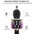 ( Azul ) - Microfone Karaokê Bluetooth Efeito De Voz Recarregável Várias cores - comprar online