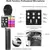 ( Rosa ) - Microfone Karaokê Bluetooth Efeito De Voz Recarregável Várias cores - TemdeTudoStore