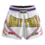 Short Muay Thai Long Fighter Garuda White Unissex