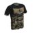 Camiseta Muay Thai Brown Fighting Skull Manga Curta - comprar online